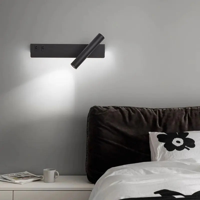 NordicGlow: Lámpara de pared LED con foco giratorio