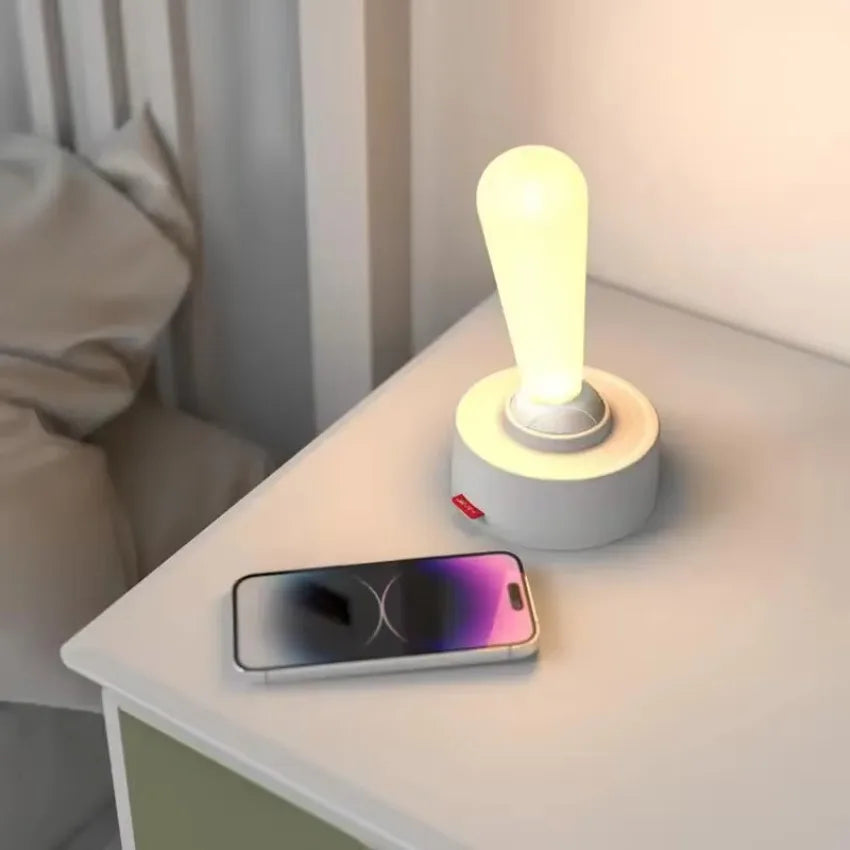 GlowBuddy: Rechargeable LED Desk Lamp with Adjustable Brightness