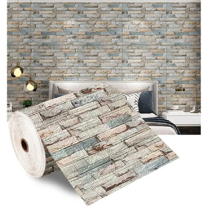 BrickWall 3D: Self-Adhesive Foam Wallpaper