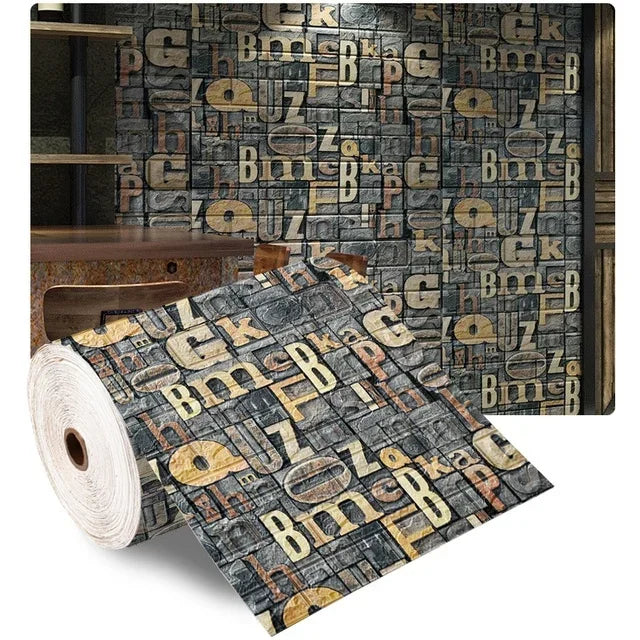 BrickWall 3D: Self-Adhesive Foam Wallpaper